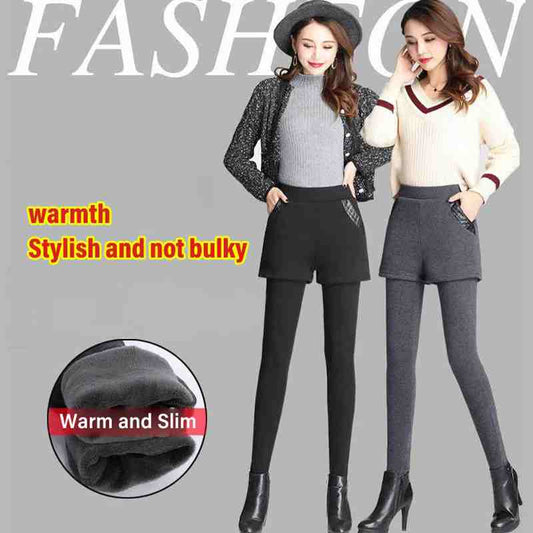 Faux Two Piece Curves Body Shaping Pants