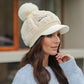 Women's Winter Fashion Warm Short Brim Hat