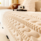 Plush Textured Non-Slip Sofa Cover