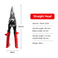 2-in-1 Stainless Steel Wire Stripper & Crimper Pliers