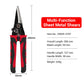 2-in-1 Stainless Steel Wire Stripper & Crimper Pliers