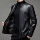 Men's Casual PU Leather Jacket