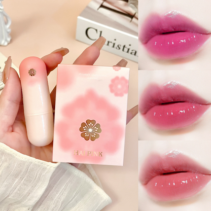 ❣️Buy 1 Get 1 Free❣️Flower Clear Jelly Lipstick With Temperature Change Color