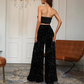 Women’s Fashion Sequin Wide-Leg Pants