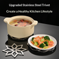 Multifunctional Stainless Steel Heat-Resistant Pot Holder