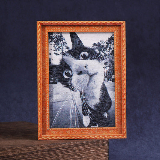 ⚡Buy 1 Get 1 Free⚡Decorative Framed Cat Portrait Magnet for Refrigerator
