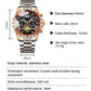 Men's Luminous Waterproof Flywheel Quartz Watch