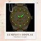 Men's Luminous Display Waterproof Wristwatch