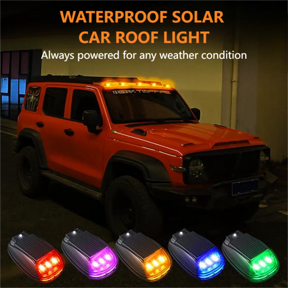 ✨2026 Hot Sale✨Waterproof Solar Car Roof Light with Remote