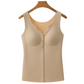 Women’s Thermal Front-Button Tank Top With Built-In Bra