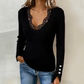 💕✨Women's Lace V-Neck Ribbed Knit Tops👕
