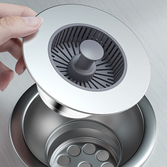 💫Buy 1 Get 1 Free💫Pop-Up Sink Drain Stopper with Strainer