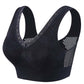 High-Support Wireless Lace Bra for Women