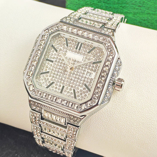 ✨Luxury Square Rhinestone Watch – Elegant Sparkle for Every Occasion✨