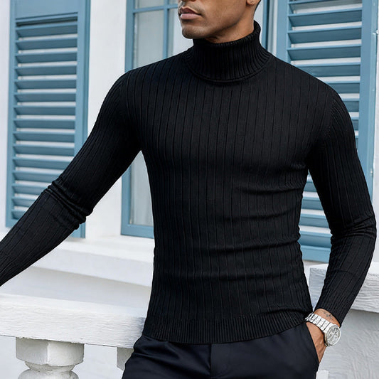 ✨2026 New Arrival✨Men's Ribbed Turtleneck Sweater