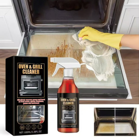 🧼 Buy 2 Get 1 Free ✨ Oven & Grill Cleaner Spray – Dissolves Grease in 5 Mins