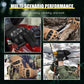 Abrasion-Resistant Full-Finger Work Gloves – Touchscreen on 3 Fingers, Reinforced Palm & Tactical Durability