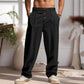 👖50% OFF!✨Men's Casual Drawstring Pants – Breathable Linen, Loose Fit & Decorative Buttons for Everyday 🍂