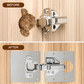 🚪 50% OFF🔧 Hinge Repair Plate – Fix Loose Cabinet Doors Fast, No Replacement – Stainless Steel & Dual-Sided 🛠️