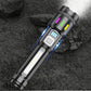 Multifunctional Zoom LED Flashlight with Power Display – 500m Range, USB-C & 4 Lighting Modes