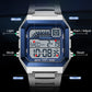 🔥Hot Sale Deals-Digital Watch with Square Display & Luminous Backlight ⌚