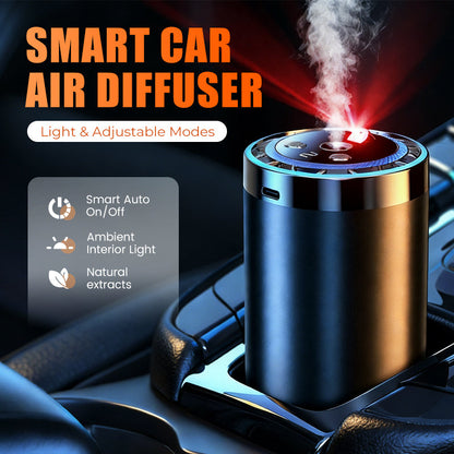 🚗 Smart Light & Mist Aromatherapy Diffuser – Instant Ambiance Transformation with One Touch!