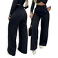 ✨🔥Women's High-Waist Wide-Leg Solid Color Trousers💞