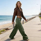 Women's High-Waist Wide-Leg Jeans