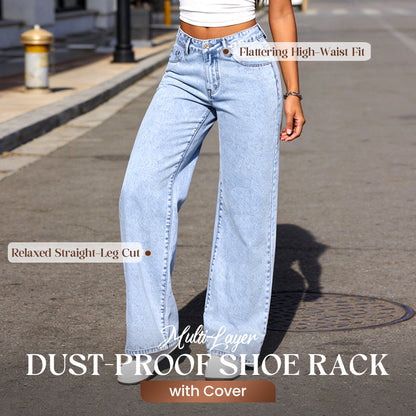 👖High-Elasticity Plus-size Embroidered Bow Jeans