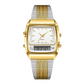 ⌚ 50% OFF! 💥 Retro Style Square Face Multifunction Watch – Dual Display, Zinc Alloy, Stainless Steel ✨