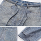 Rhinestone Embellished Wide-Leg Denim Jeans