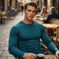 Men's Long Sleeve Quick-Dry Athletic Shirts