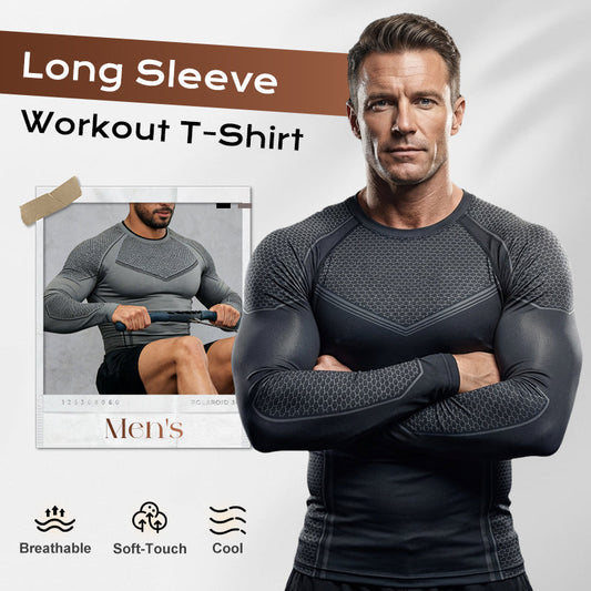 Men's Long Sleeve Workout T-Shirt