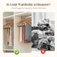 🏵️360° Swivel Multi-Hook Wardrobe Organizer-10 Clips