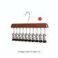 🏵️360° Swivel Multi-Hook Wardrobe Organizer-10 Clips
