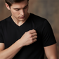 Unisex Classic V-Neck Cotton Short Sleeve T-Shirt