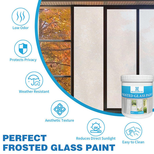 🎁Buy 2 Get 1 Free🔥Frosted Glass Paint 2026 – Quick-Drying, Water-Resistant & Elegant Frosted Effect 🌫️✨