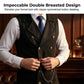 😎Men's Casual Retro Slim Fit Dress Vests for Suit or Tuxedo🤎🖤