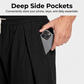 Men's Loose Fit Drawstring Casual Trousers
