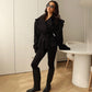 💫Free Shipping💫Long Sleeve Wrap Jacket with Wide Lapel