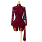 Women's Lace Patchwork Mini Bodycon Dress