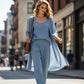 ⚡Free Shipping⚡Elegant Relaxed Fit 3-Piece Loungewear for Women