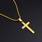 Double Layer Cross Pendant Necklace