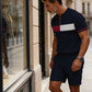 Men's Quarter-Zip Shirt & Shorts Set