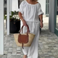 💟 50%OFF⏰Drawstring Top & Pants-Women's Loungewear Set, Casual Daily Style