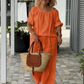 💟 50%OFF⏰Drawstring Top & Pants-Women's Loungewear Set, Casual Daily Style