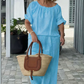 💟 50%OFF⏰Drawstring Top & Pants-Women's Loungewear Set, Casual Daily Style
