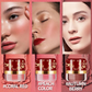 Portable Powder Blush with Puff Applicator