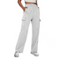 Women's High-Waist Wide-Leg Cargo Pants