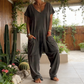 👗New Arrival❣️Women's Oversized V-Neck Casual Jumpsuit